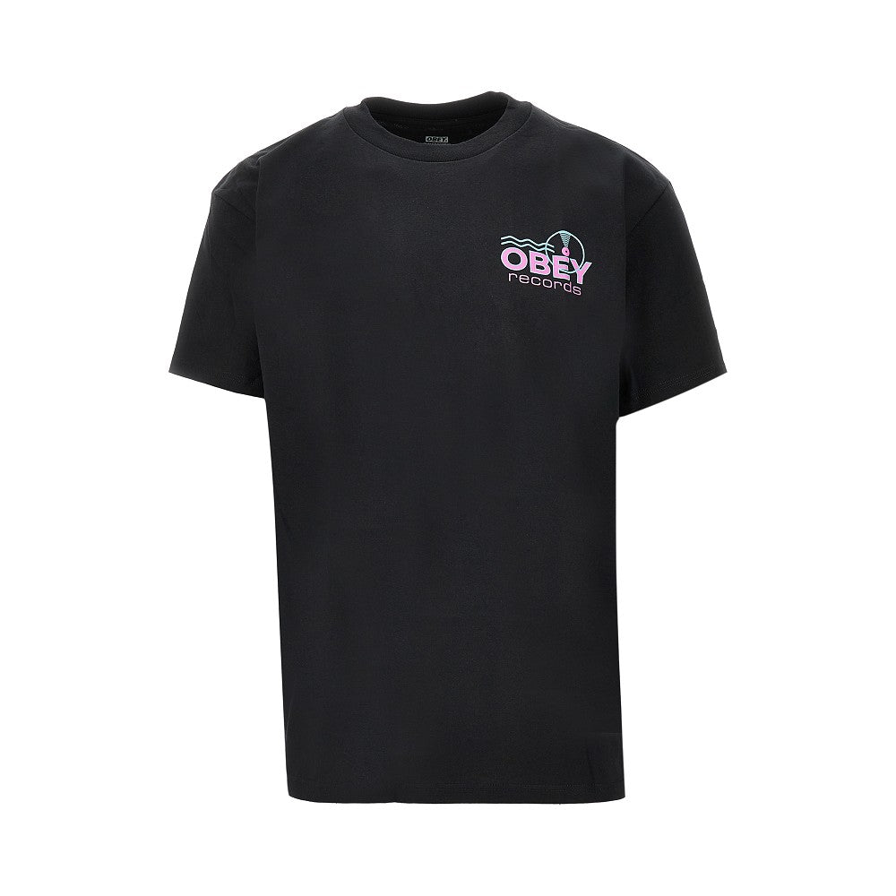 'Obey Records Sound Waves'' T-shirt