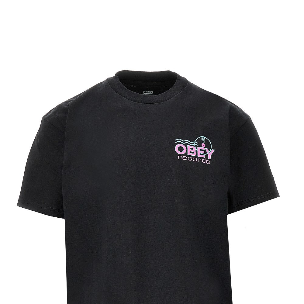 'Obey Records Sound Waves'' T-shirt