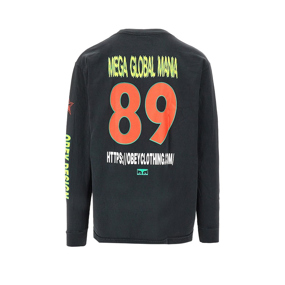 'Mega Global Mania' long-sleeved T-shirt