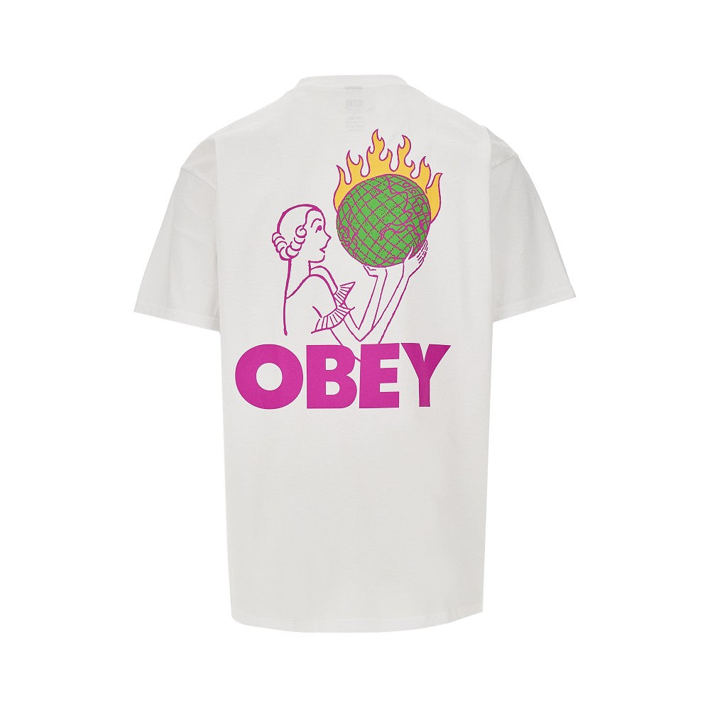 'World in flames' T-shirt