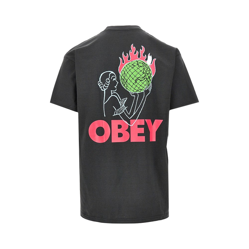 'World in flames' T-shirt