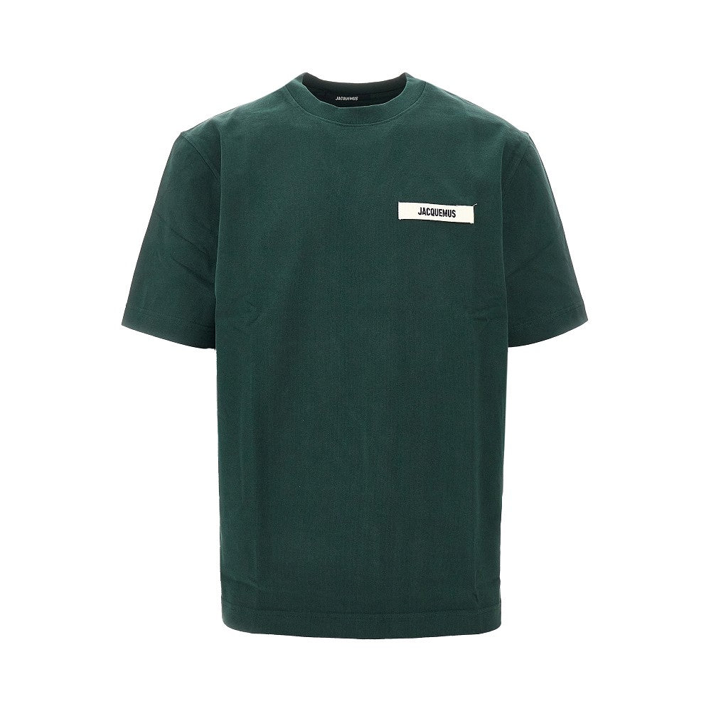 T-shirt con nastro logato