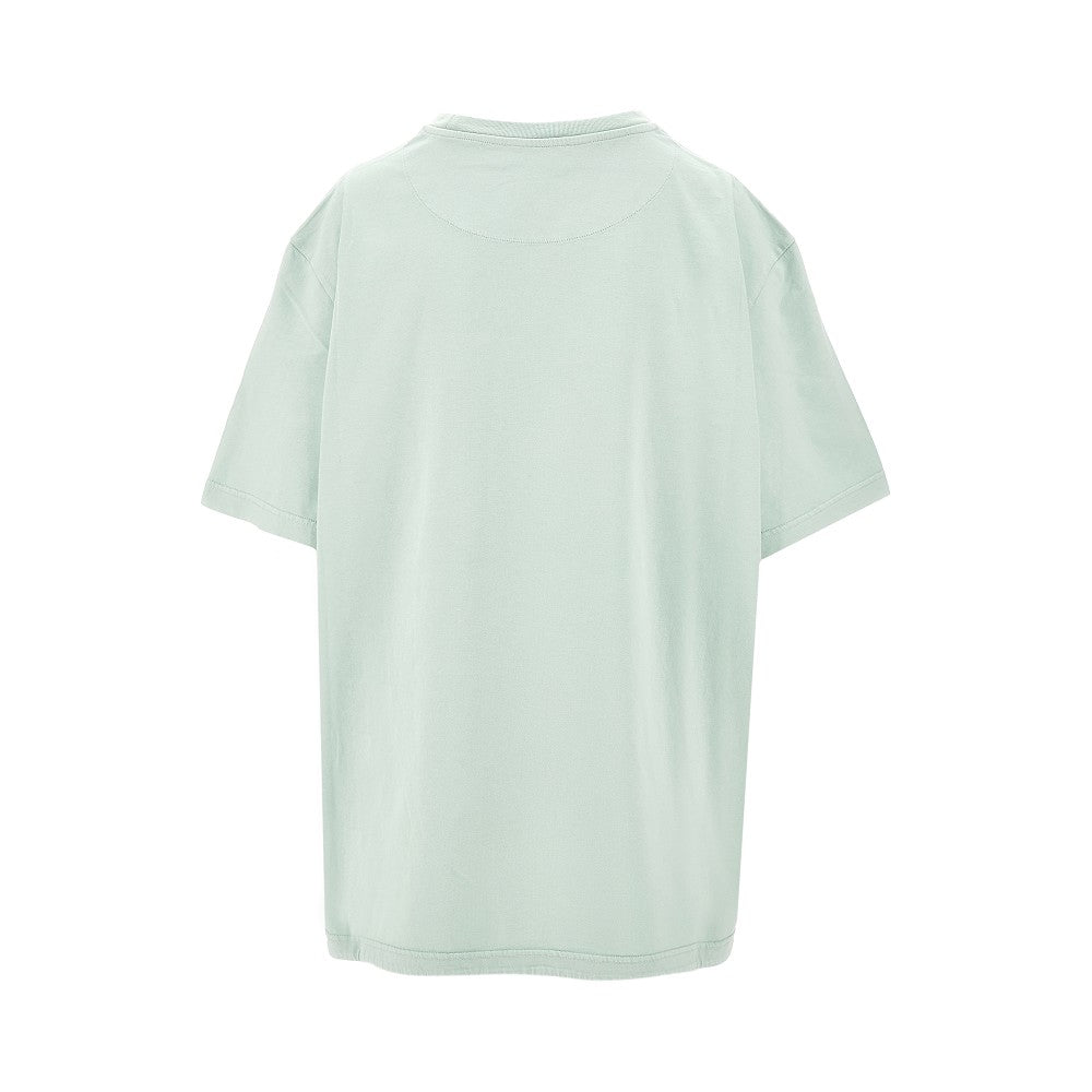 T-shirt oversize con spacco sagomato