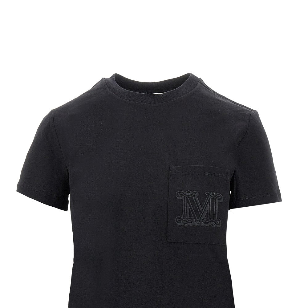 Monogram embroidery T-shirt