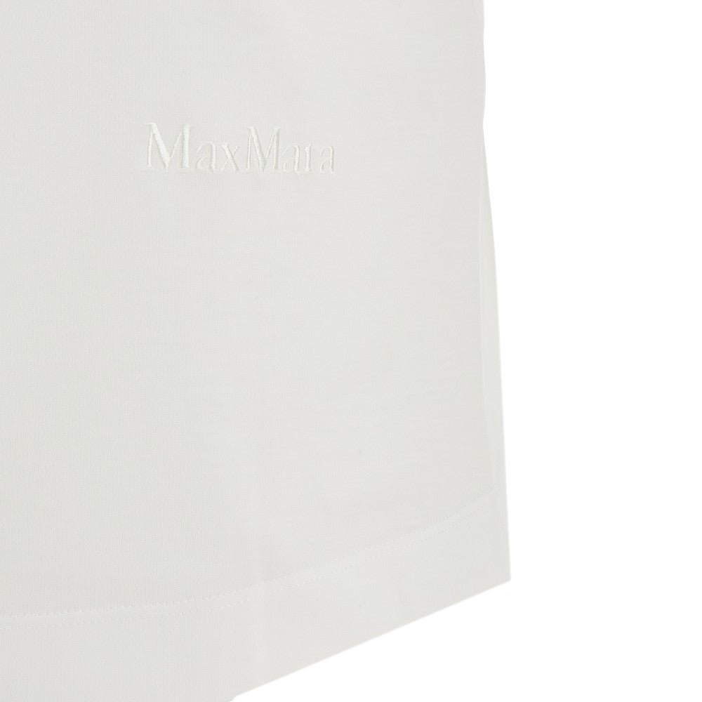 T-shirt con logo ricamato