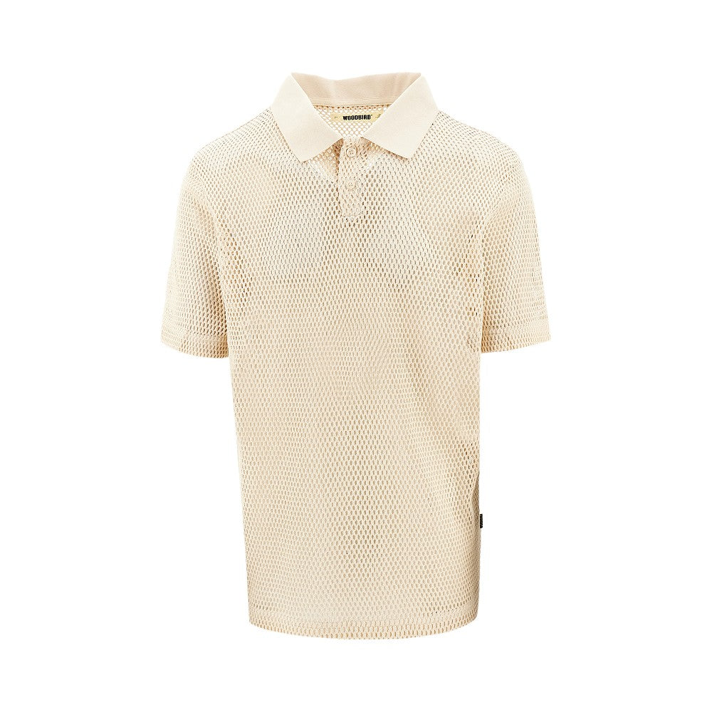 WBMoul mesh polo shirt