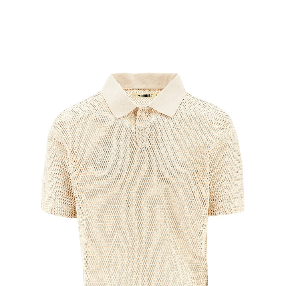 WBMoul mesh polo shirt