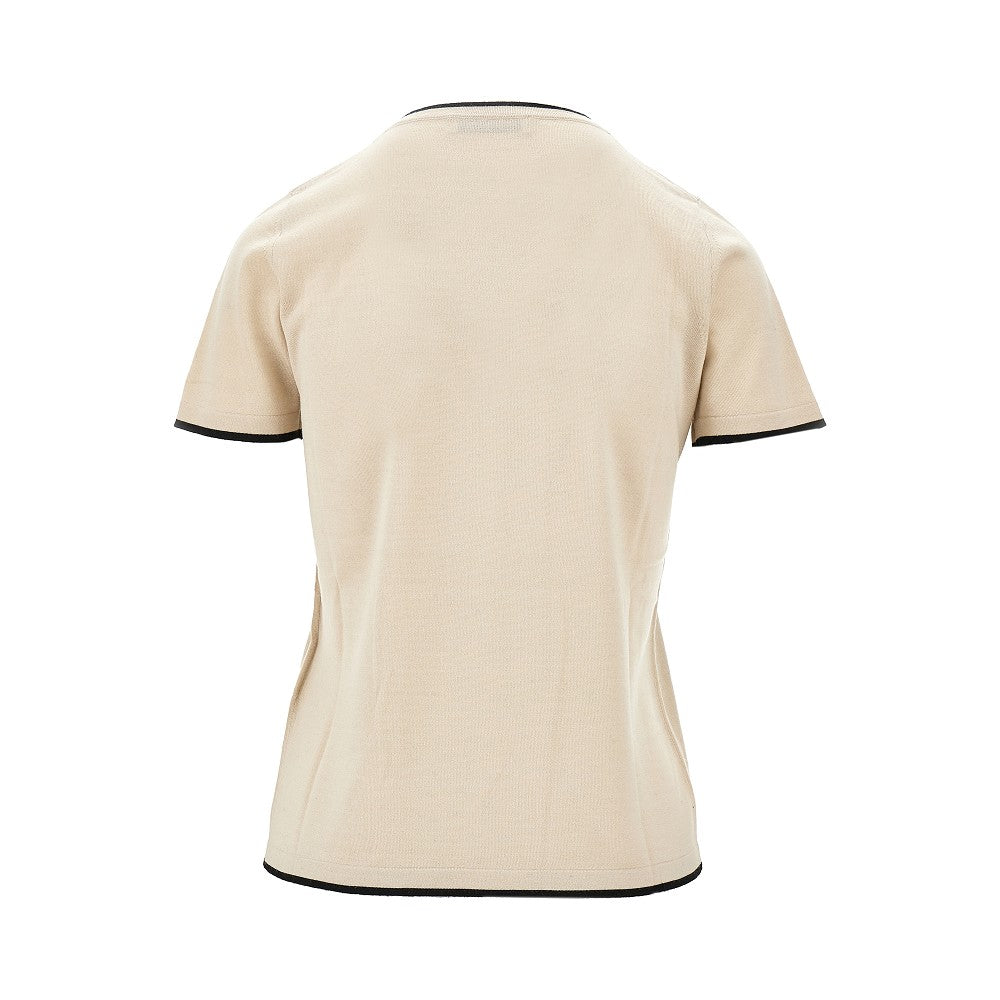 T-shirt in Pure New Wool
