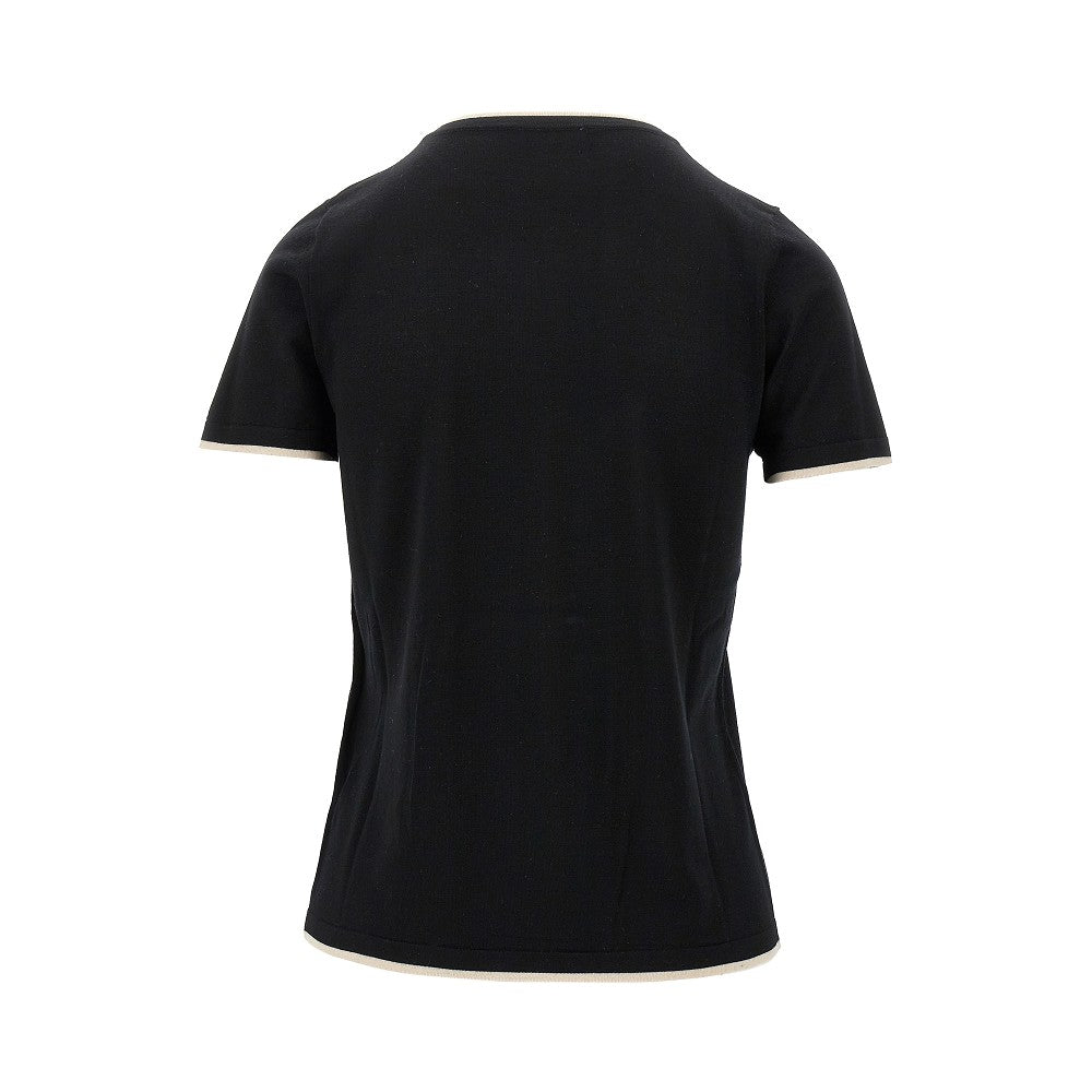 Pure New Wool knitted T-shirt