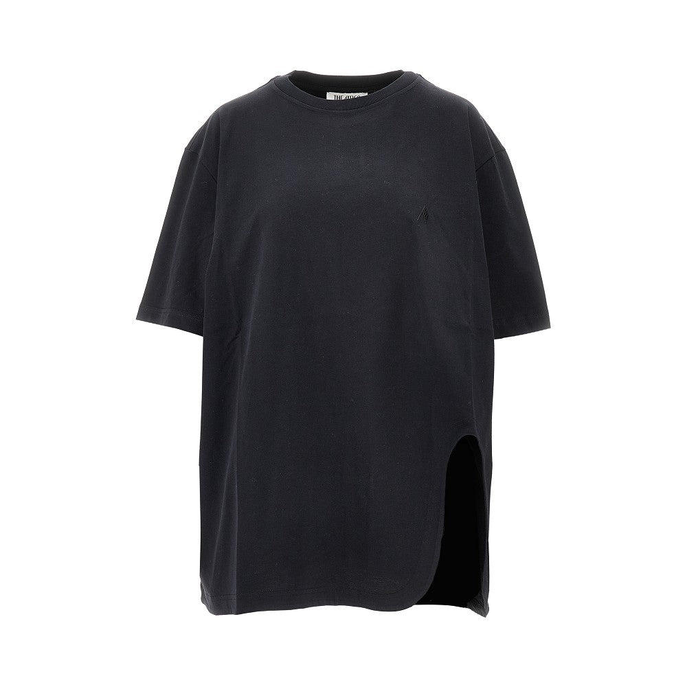 Oversized T-shirt with moulded hem
