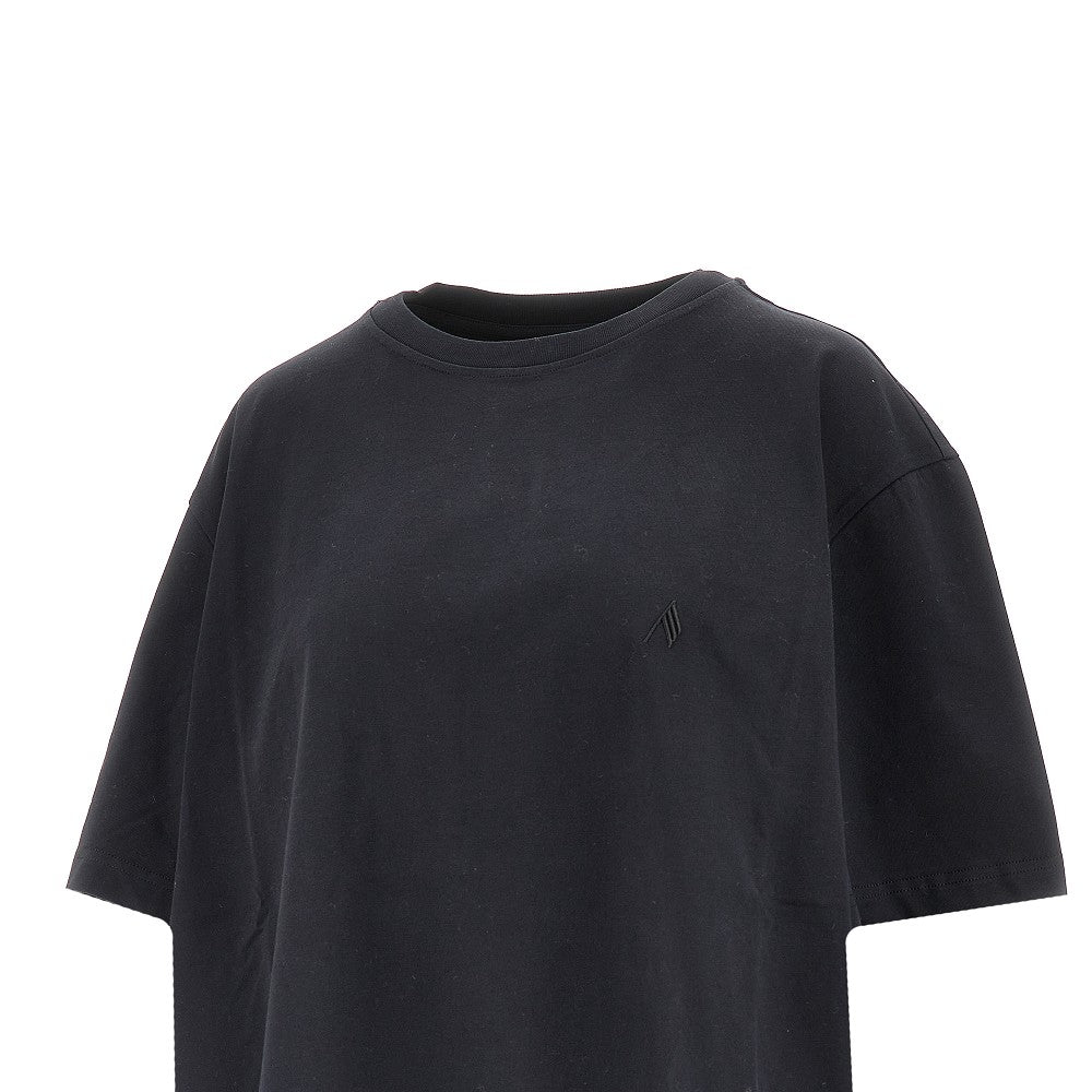 Oversized T-shirt with moulded hem
