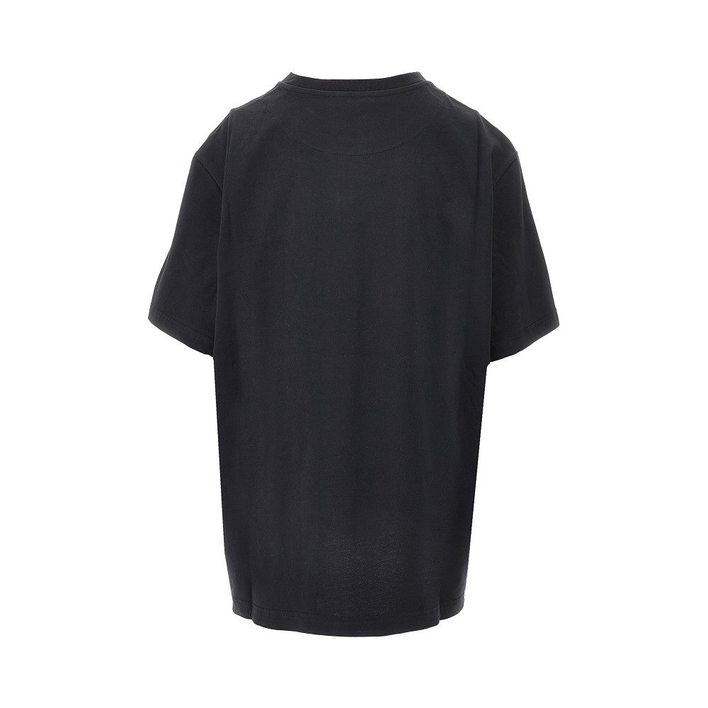 Oversized T-shirt with moulded hem