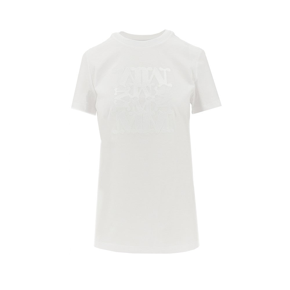 Monogram embroidery T-shirt