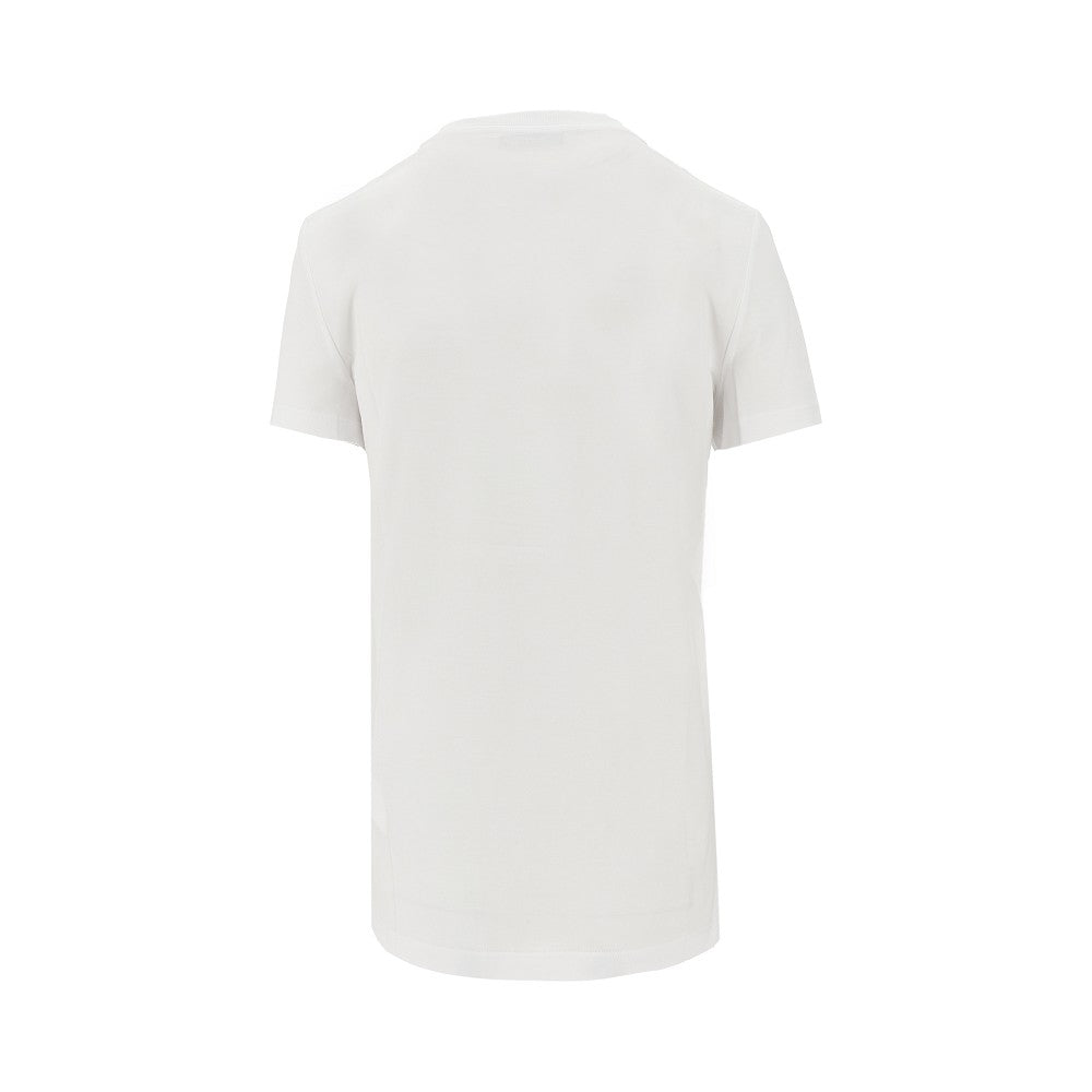 Monogram embroidery T-shirt