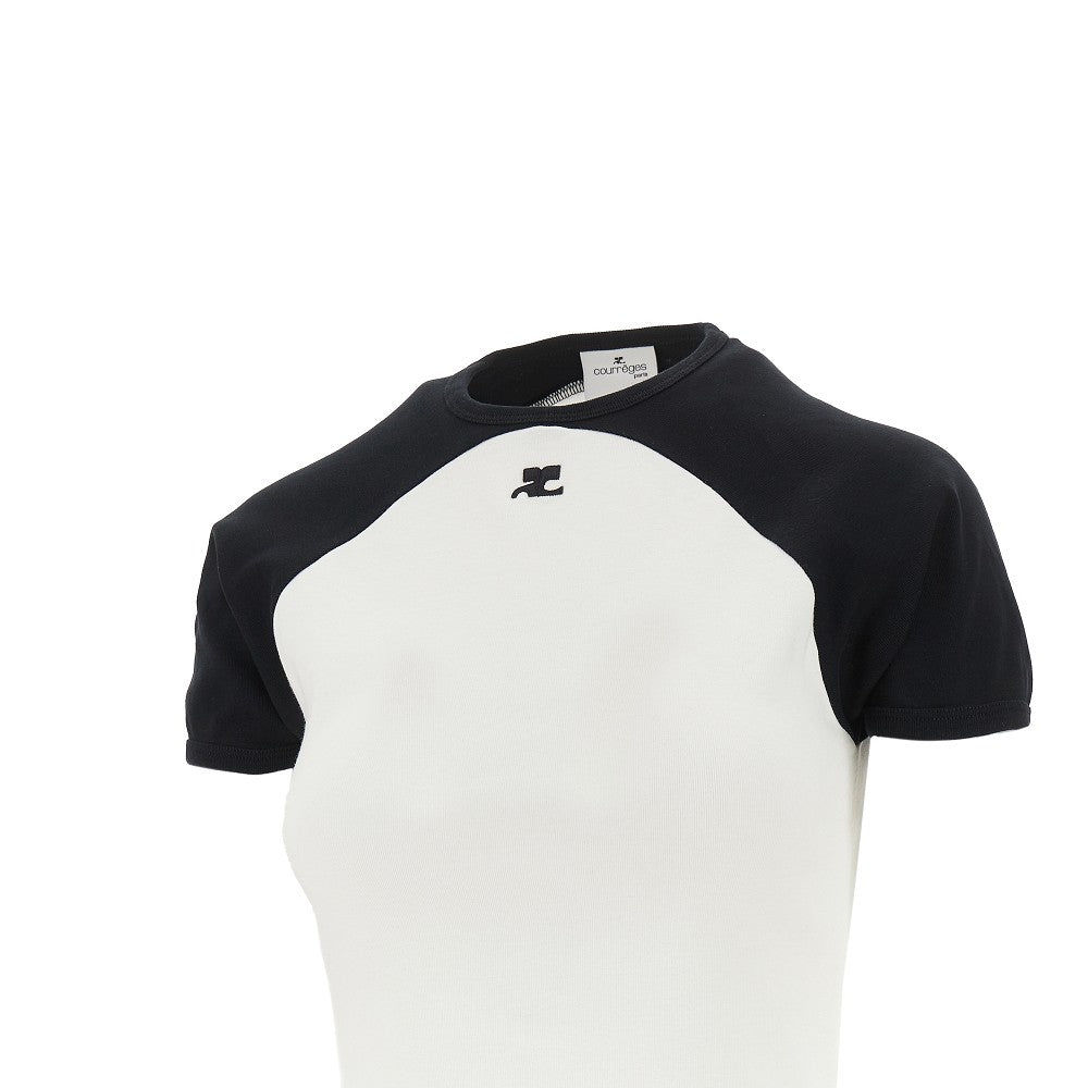 Tシャツ・カットソー Courreges Courreges Circle Contrast T-shirt CIRCLE CONTRAST T-SHIRT - courrèges