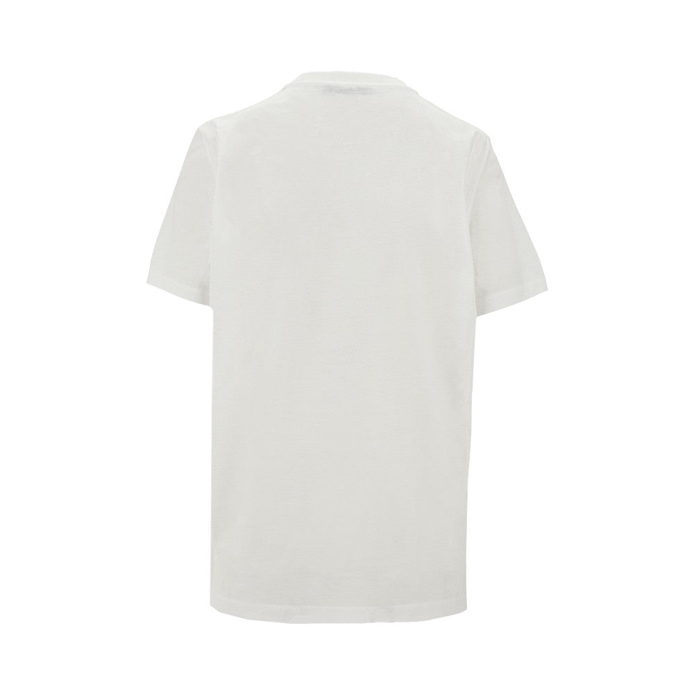 T-shirt con triangolo gioiello