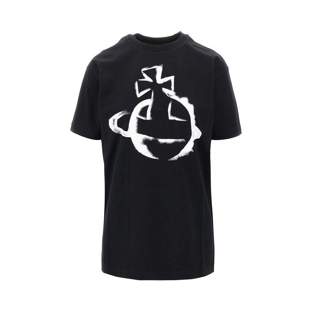 T-shirt oversize con stampa 'Stencil Orb'