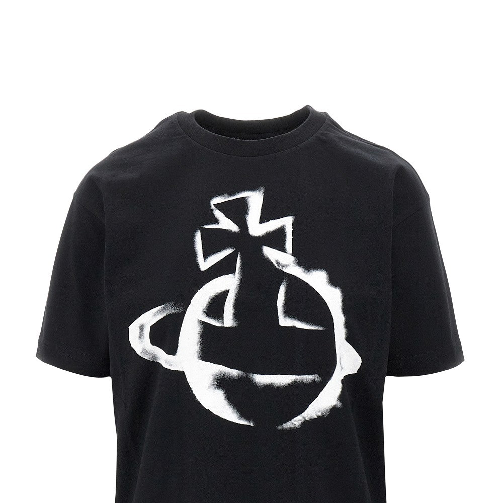 T-shirt oversize con stampa 'Stencil Orb'