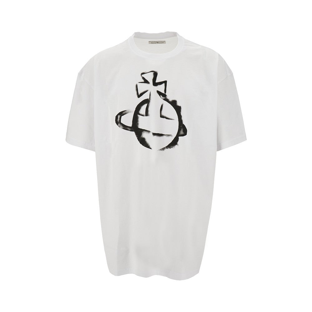 T-shirt oversize con stampa 'Stencil Orb'