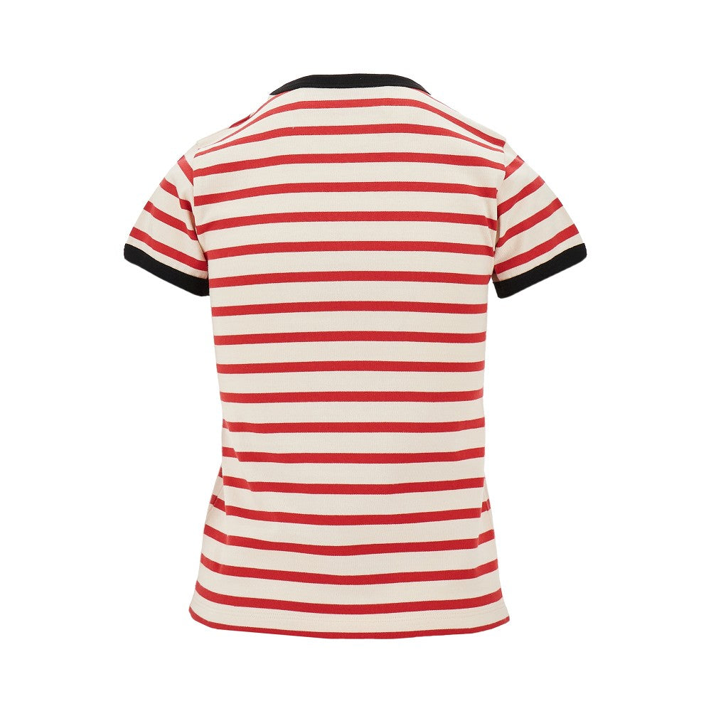 T-shirt con ricamo 'Chez Valentino'