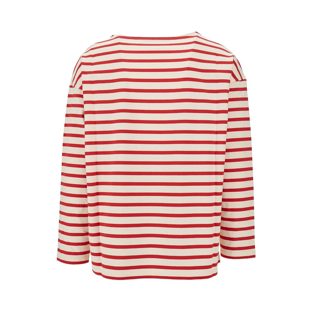 'Chez Valentino' striped T-shirt