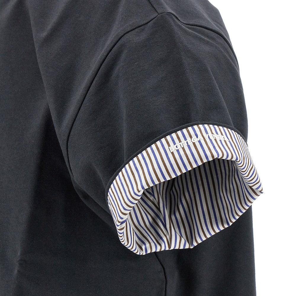 T-shirt con fodera a righe