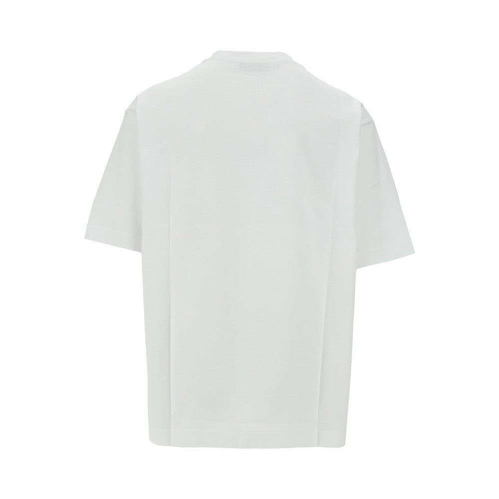 T-shirt oversize con stampa logo