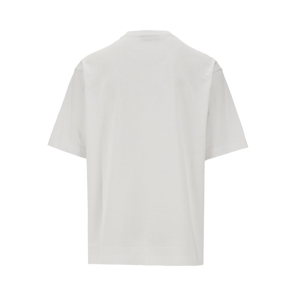 T-shirt oversize con stampa logo