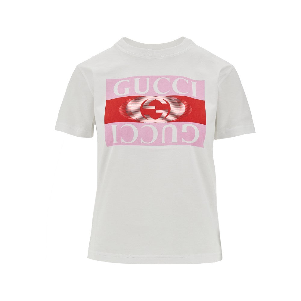T-shirt con stampa logo