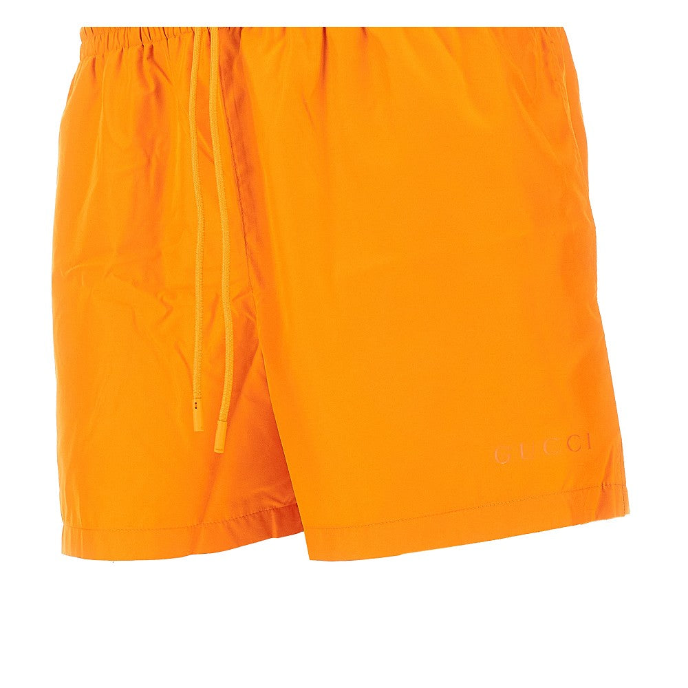 Technical poplin swim shorts