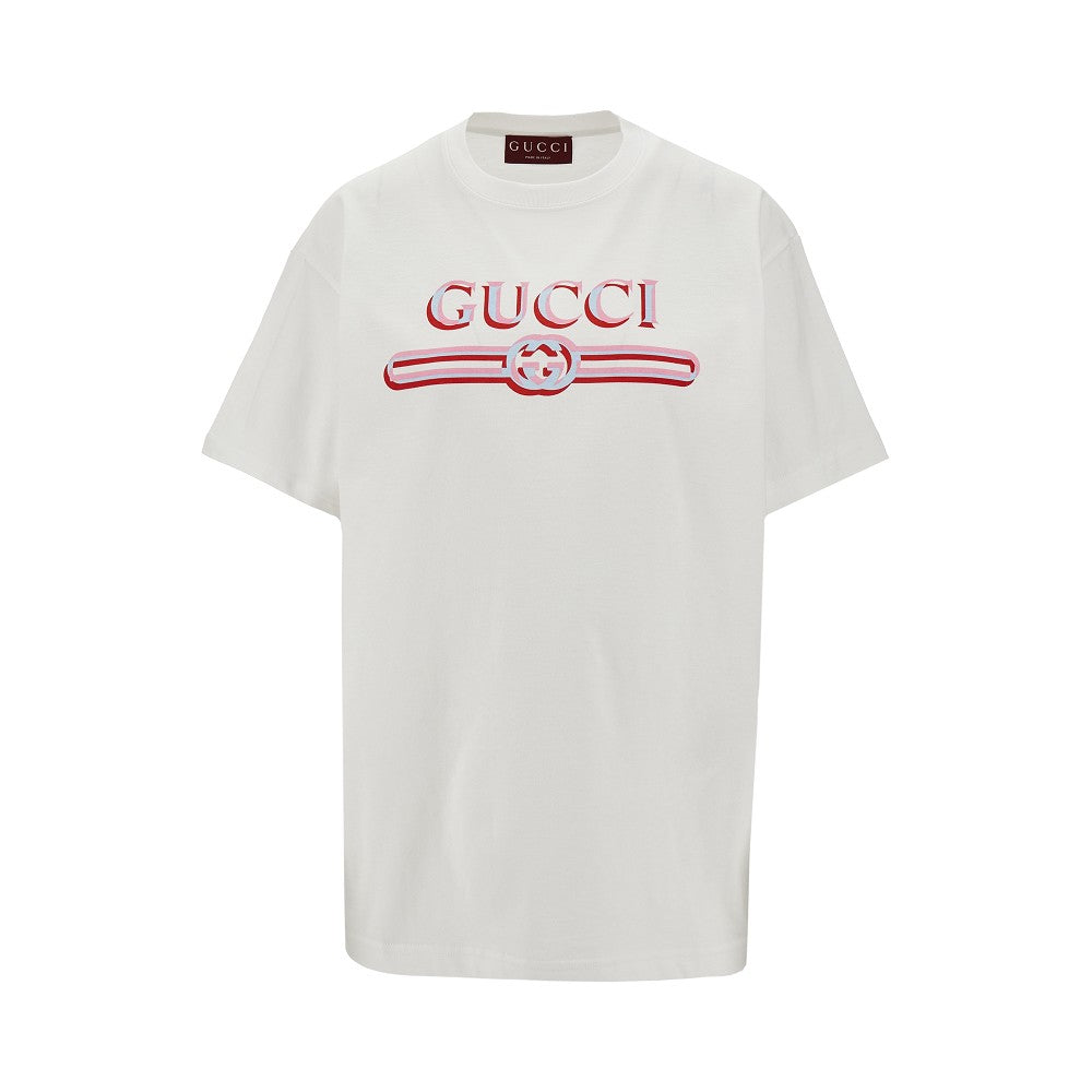 T-shirt con stampa logo