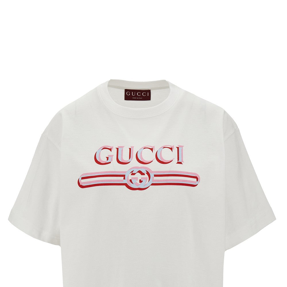 T-shirt con stampa logo