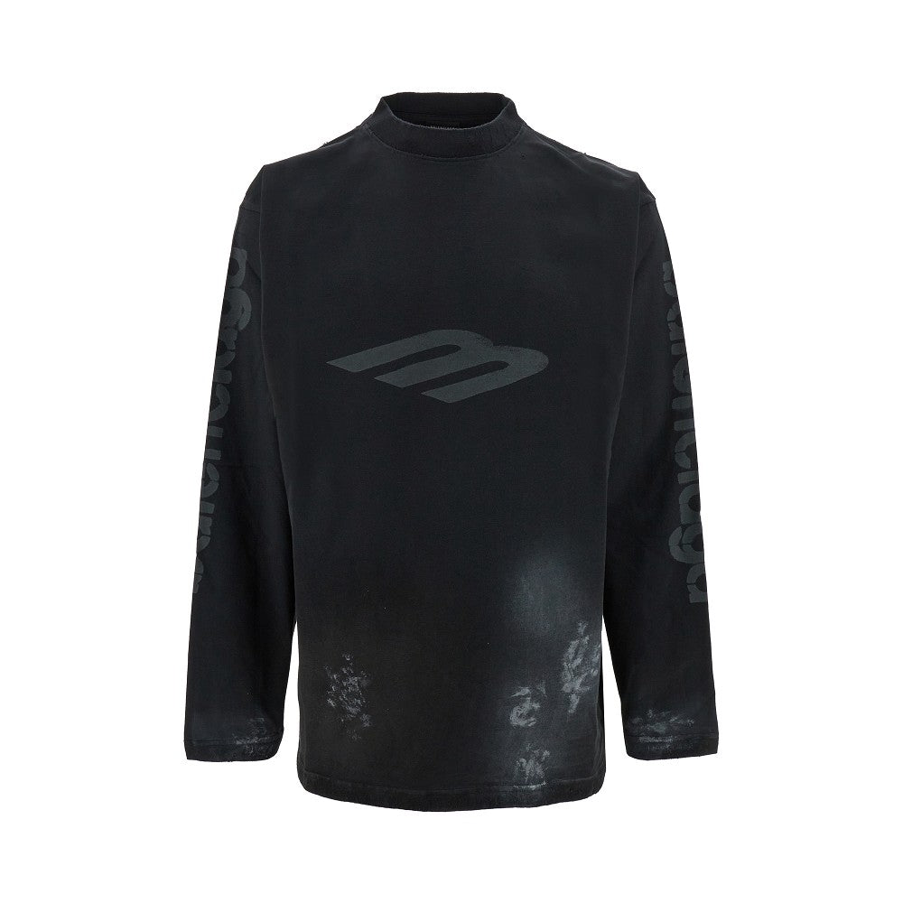 '3B Stencil' long-sleeved T-shirt