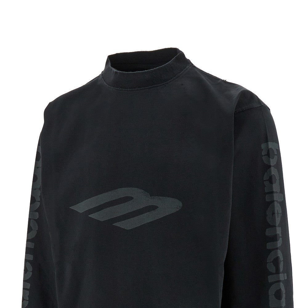 '3B Stencil' long-sleeved T-shirt