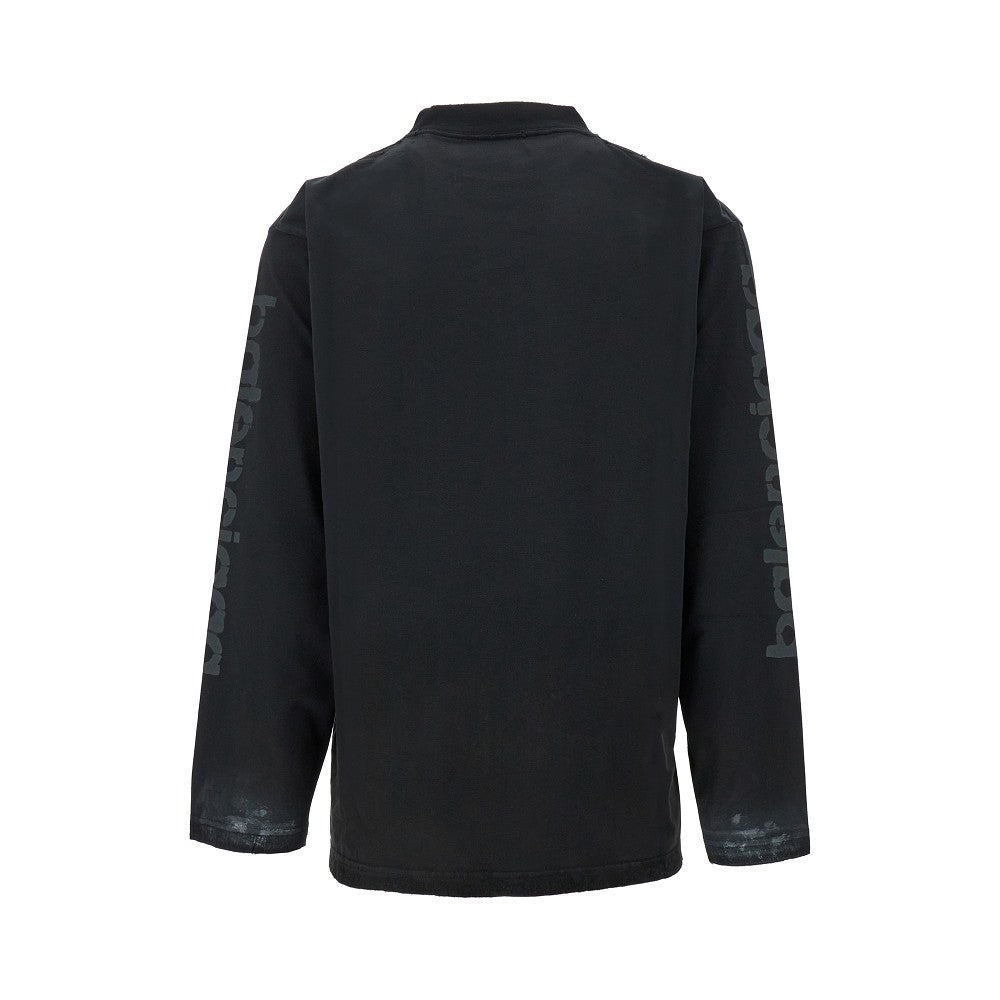 '3B Stencil' long-sleeved T-shirt