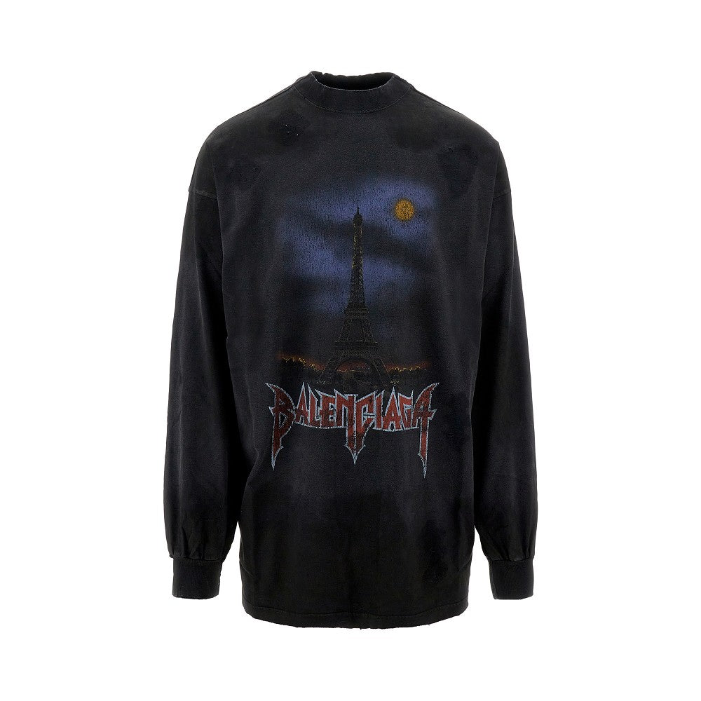 T-shirt 'Double Front Paris Moon'