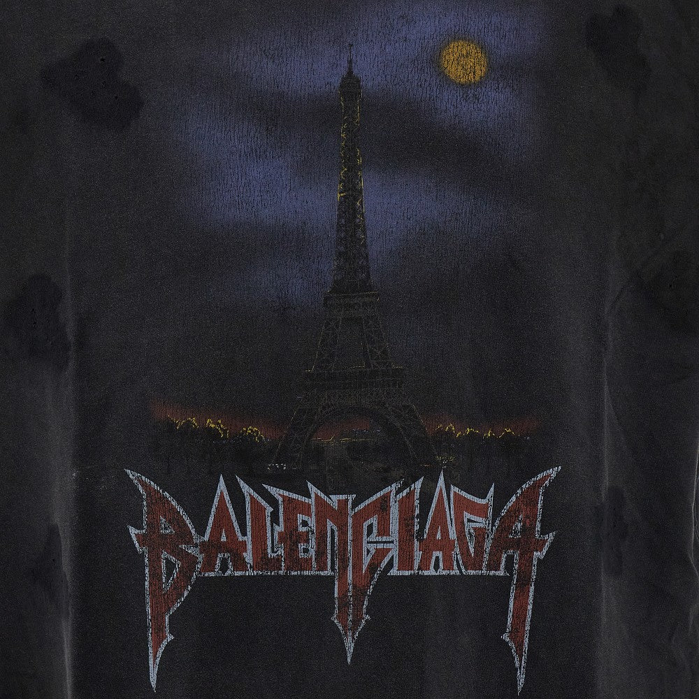 T-shirt 'Double Front Paris Moon'