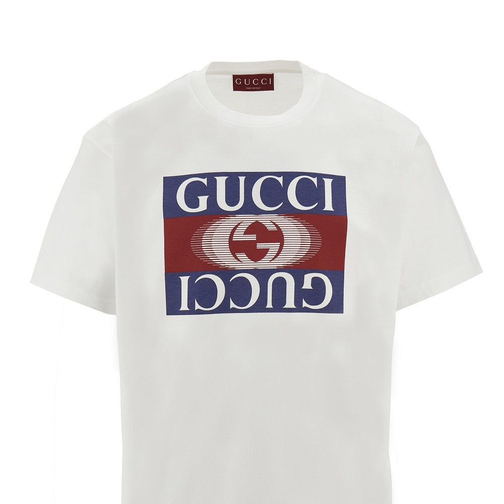 T-shirt con stampa logo