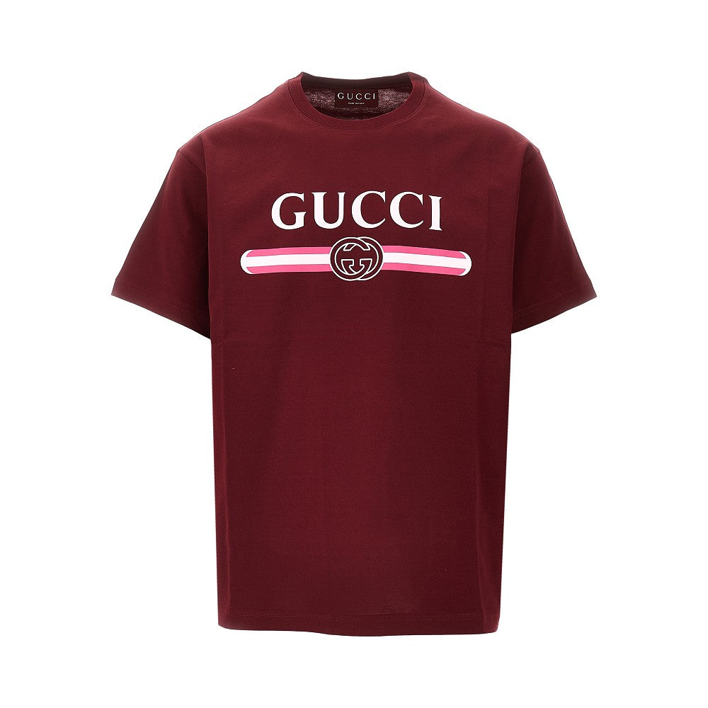 T-shirt con stampa logo