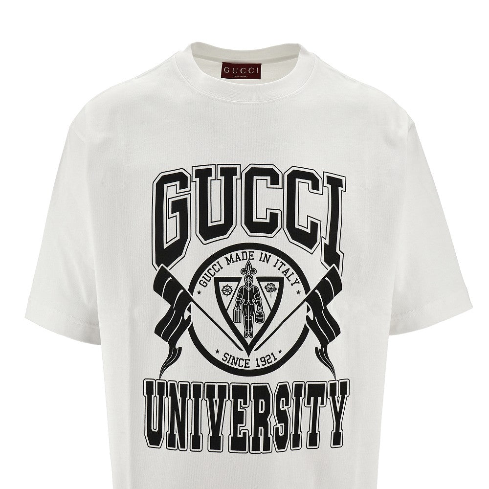 T-shirt con stampa 'Gucci University'