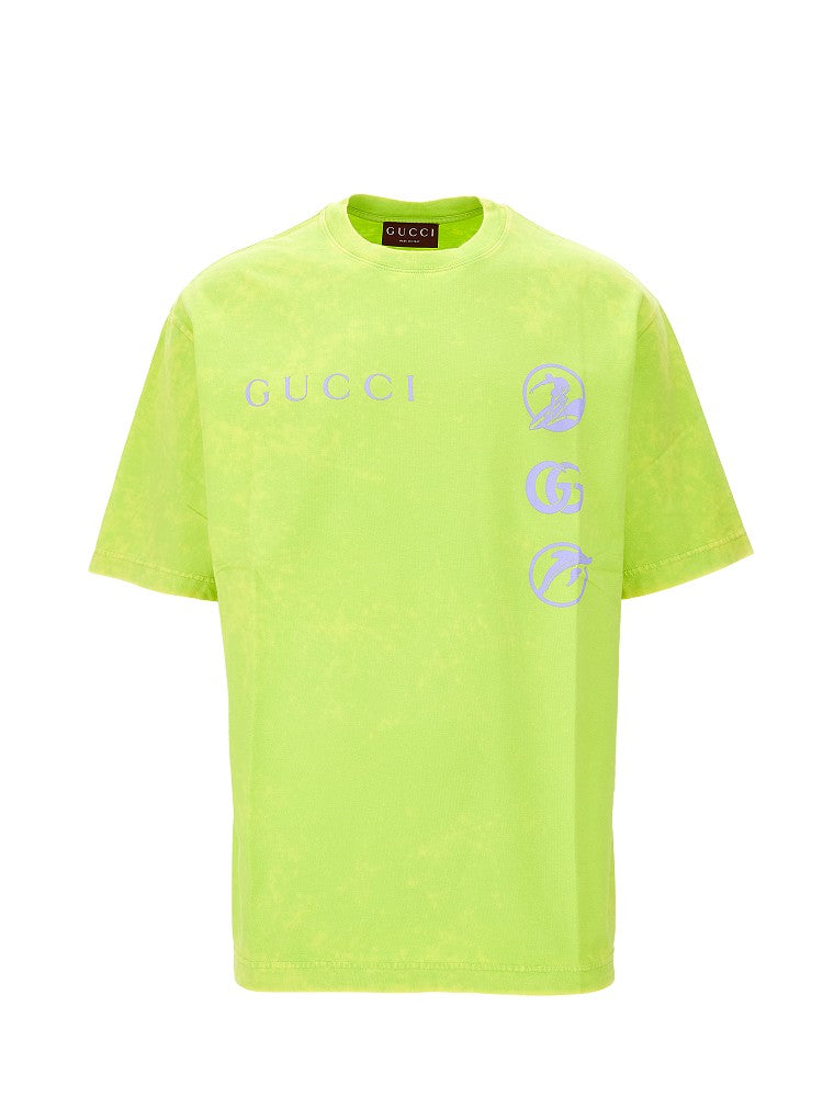 T-shirt oversize in jersey tinto capo