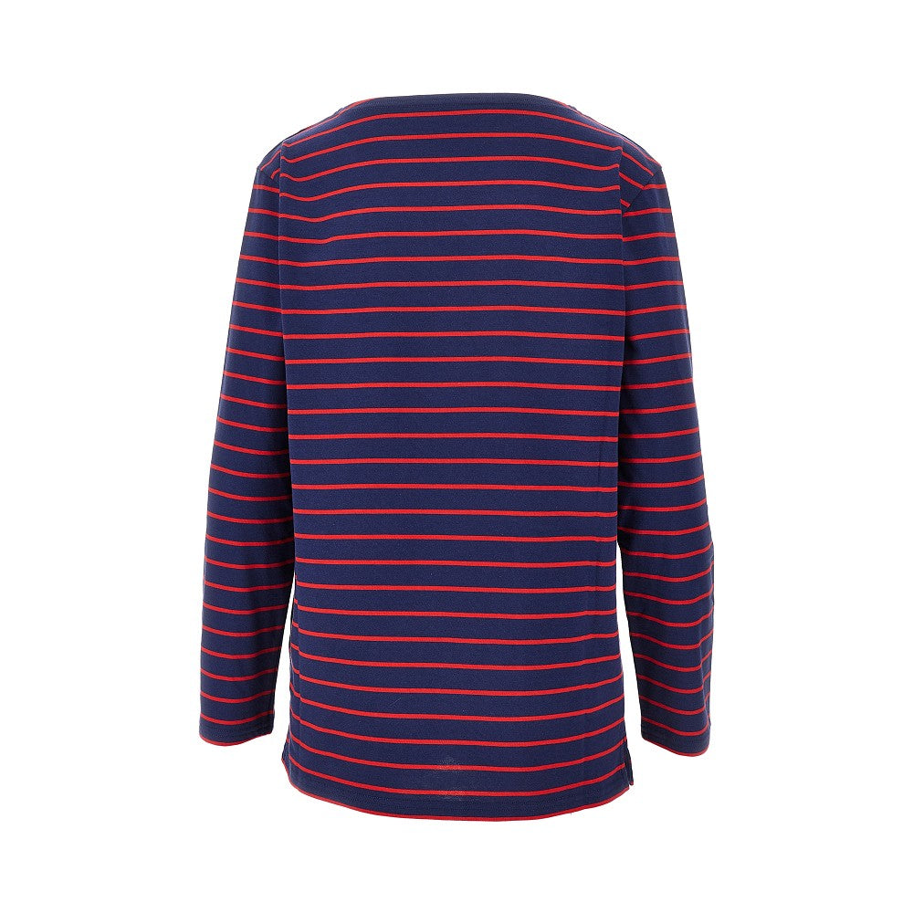 'Chez Valentino' striped T-shirt