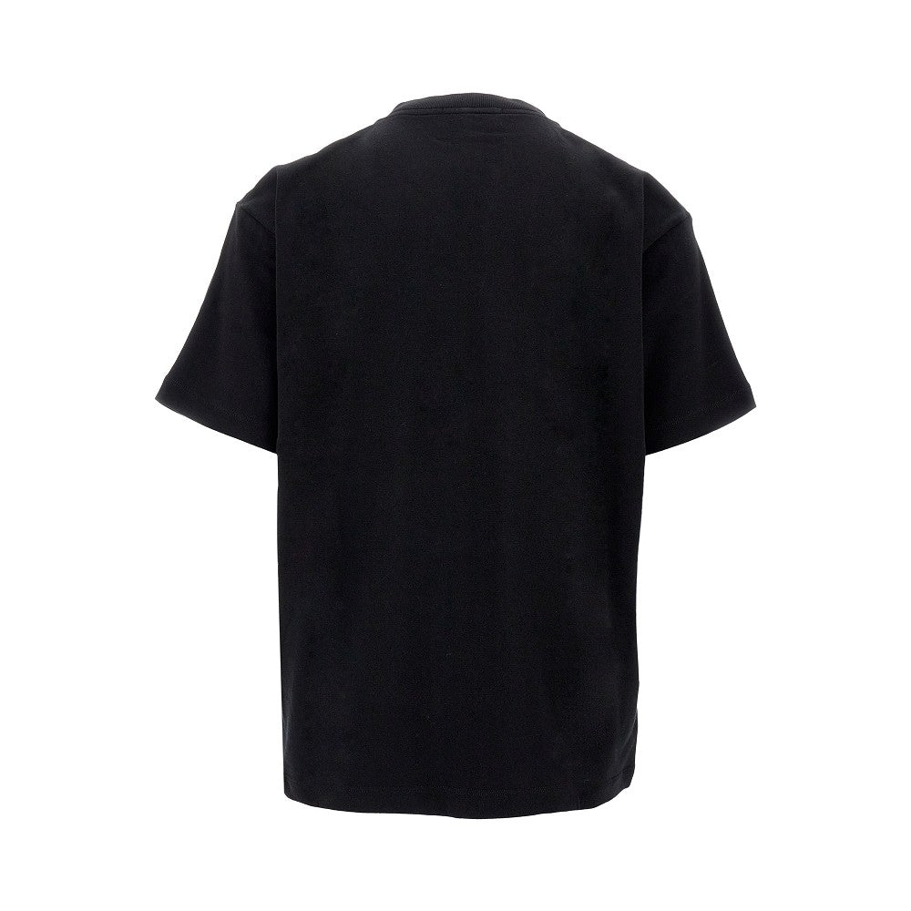 T-shirt con logo ricamato