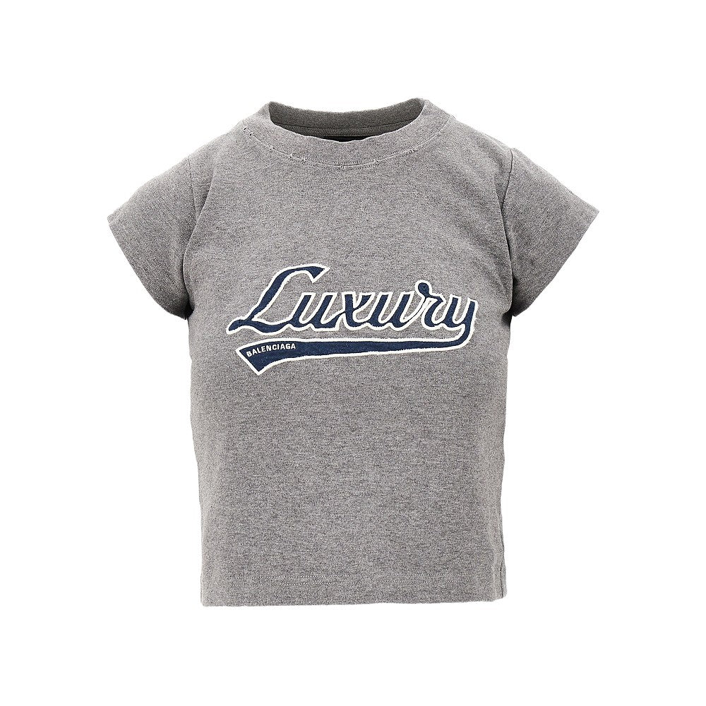 'Shrunk Luxury Script' T-shirt