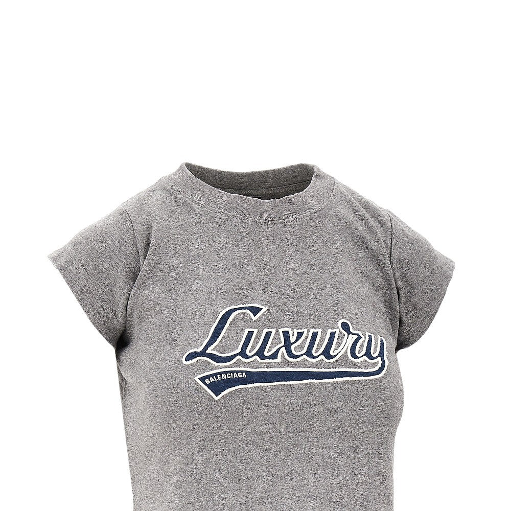 'Shrunk Luxury Script' T-shirt