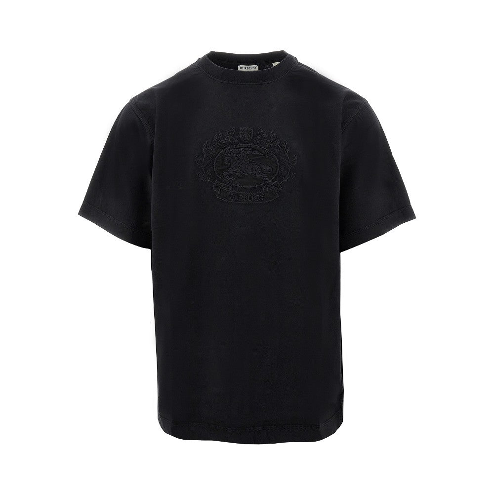 Equestrian Knight Design embroidery T-shirt
