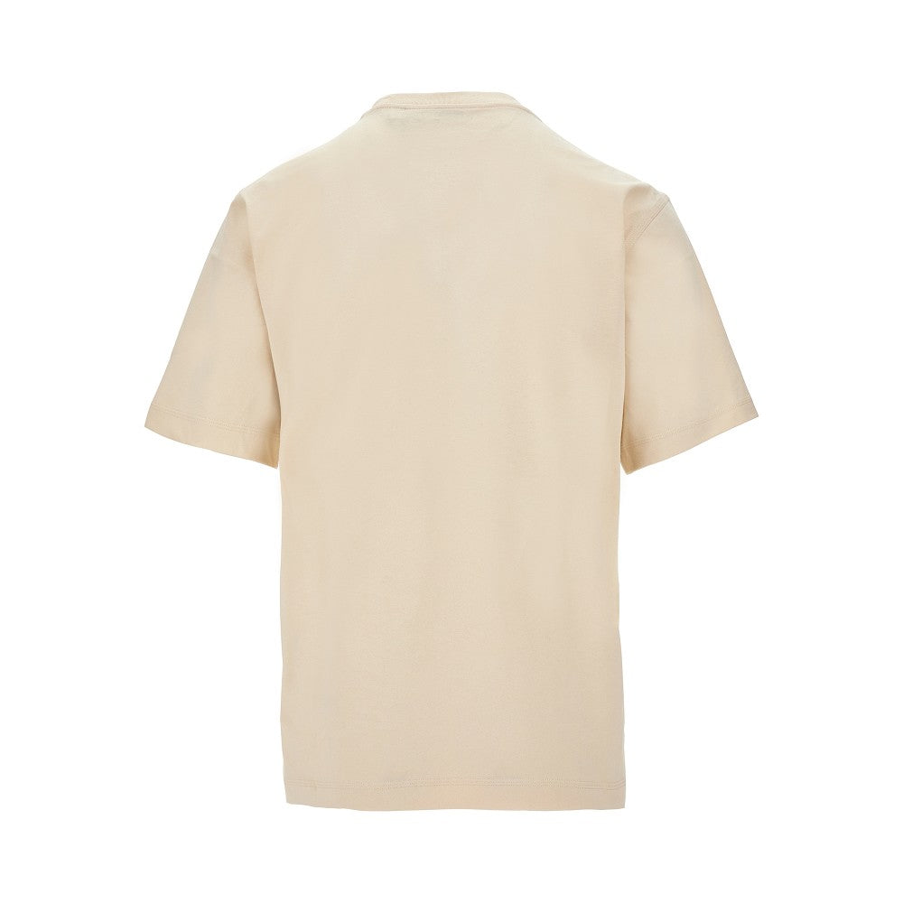 T-shirt con logo ricamato