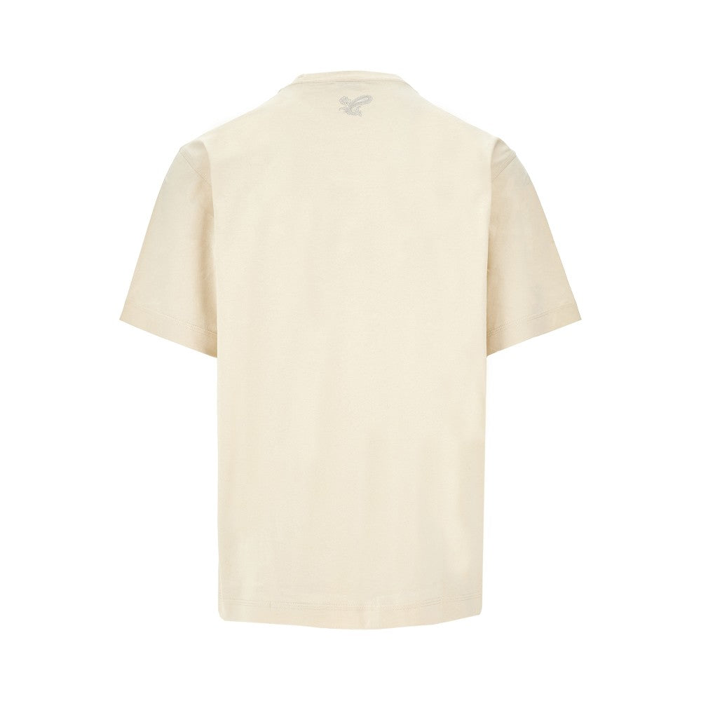 T-shirt con stampa Paisley Logo