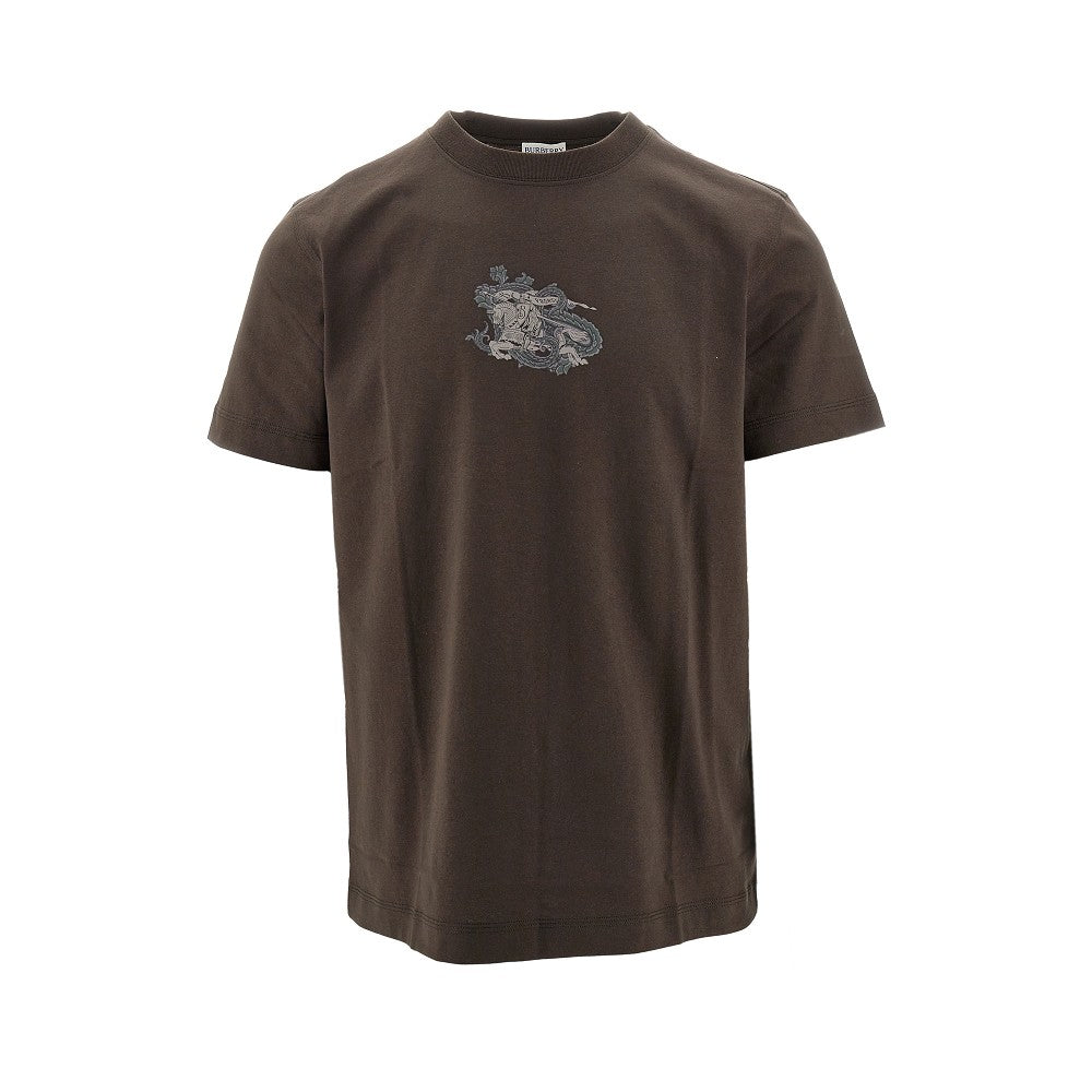 T-shirt con stampa Equestrian Knight Design
