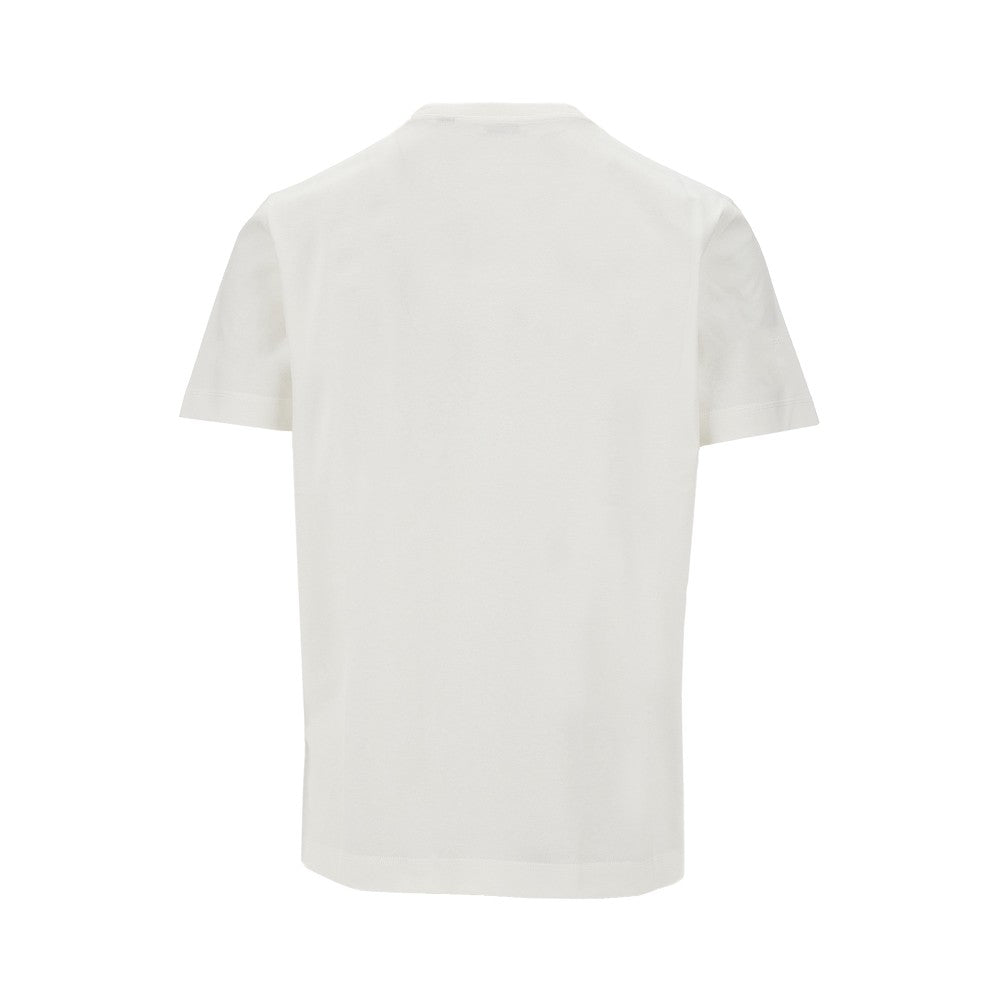 T-shirt con logo ricamato